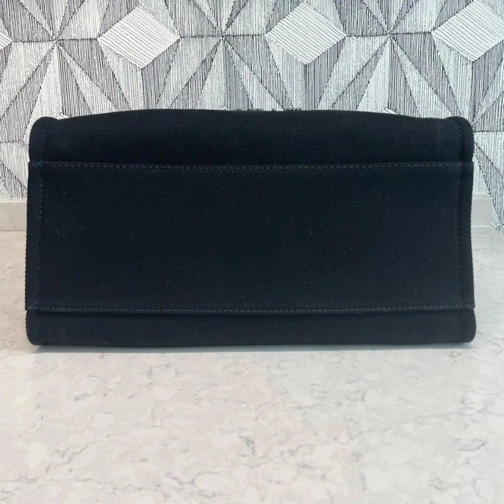 CHANEL Black Canvas Pearl Large Deauville Tote - Picture 3 of 10